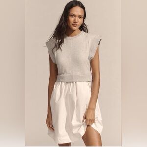 Daily Practice Gardenia short sleeve babydoll mini dress from Anthropologie